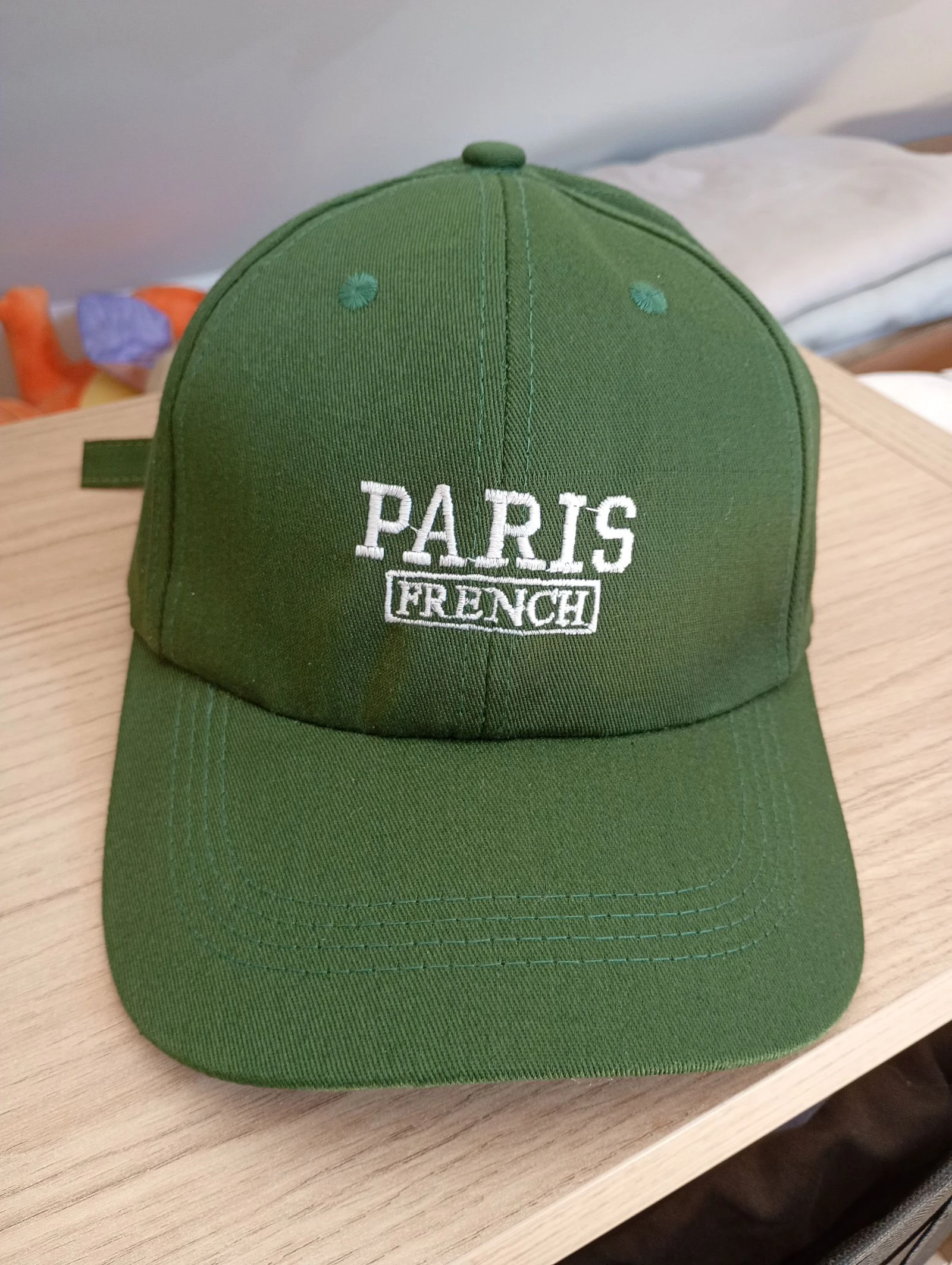 Casquette style vintage réglable vert